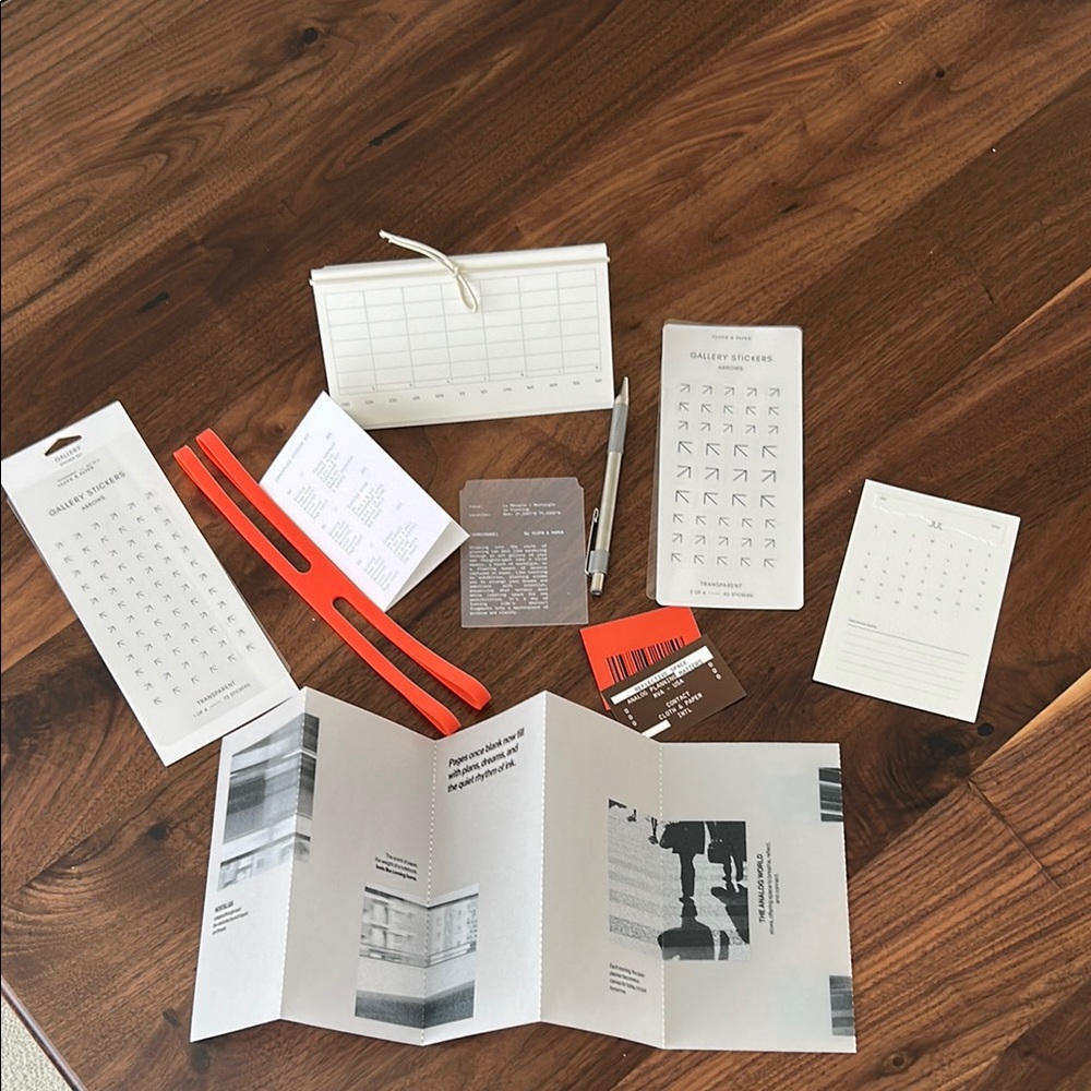 Items from the May Cloth & Paper subscription box